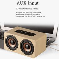 EASYOWN Portable Wireless Wooden Bluetooth Speaker, 10W Output Bluetooth Loudspeaker with Enhanced Bass, Compatible... N6