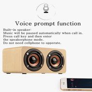 EASYOWN Portable Wireless Wooden Bluetooth Speaker, 10W Output Bluetooth Loudspeaker with Enhanced Bass, Compatible... N7