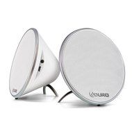 Aduro Amplify DSS-08-BSP25 Wireless Bluetooth 4.0 Dual Stereo Speakers (White)