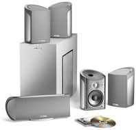 Polk Audio RM6800 5.1 Channel Home Theater Speaker System (Set of Six, Titanium)