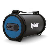 Tyler Portable Wireless Bluetooth Speaker TWS403-BL, Indoor/Outdoor 2.1 Hi-Fi Stereo Cylinder Loud Speaker, with...