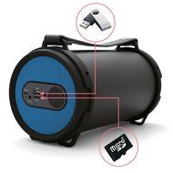 Tyler Portable Wireless Bluetooth Speaker TWS403-BL, Indoor/Outdoor 2.1 Hi-Fi Stereo Cylinder Loud Speaker, with... N3