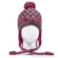 Tenergy Wireless Bluetooth Hands-Free Beanie (PINK &amp; GREY) with PomPoms and Earflaps (built-in stereo speakers... N2