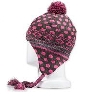 Tenergy Wireless Bluetooth Hands-Free Beanie (PINK &amp; GREY) with PomPoms and Earflaps (built-in stereo speakers... N4