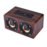 DYJ Mini Wood Bluetooth 4.0 Speaker,10W Output Power with Two Passive Subwoofers and Enhanced Bass,Portable Wireless... N3