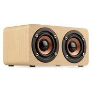 DYJ Mini Wood Bluetooth 4.0 Speaker,10W Output Power with Two Passive Subwoofers and Enhanced Bass,Portable Wireless... N9