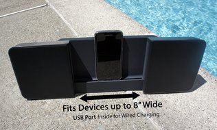 Portable Bluetooth Stereo System, Big Wireless Speaker for Smart Phones, Tablets, Android or iPod N2