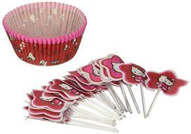 Wilton Hello Kitty Baking Cups and Pick Combo Pack