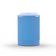 iLuv Rechargeable Splash-resistant Stereo Bluetooth Speaker with Jump-Start Technology-Blue N3
