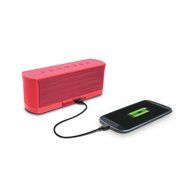 iLuv Rechargeable Splash-resistant Stereo Bluetooth Speaker with Jump-Start Technology-Blue N17