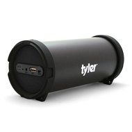 Tyler Portable Wireless Bluetooth Speaker TWS402-BK, Indoor/Outdoor 2.1 Hi-Fi Stereo Cylinder Loud Speaker, with...