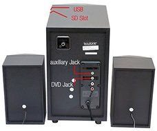 Boytone BT-326F, 2.1 Bluetooth Powerful Home Theater Speaker System, with FM Radio, SD USB ports, Digital Playback... N7