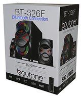 Boytone BT-326F, 2.1 Bluetooth Powerful Home Theater Speaker System, with FM Radio, SD USB ports, Digital Playback... N8