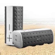 MOCREO Bluetooth Speaker Portable, IPx5 Water-resistant Wireless Portable Bluetooth Speaker - MOSOUND Bar (White)