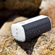MOCREO Bluetooth Speaker Portable, IPx5 Water-resistant Wireless Portable Bluetooth Speaker - MOSOUND Bar (White) N7