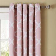 Best Home Fashion Room Darkening Morrocan Print Curtains - Antique Bronze Grommet Top - Grey- 52&quot;W X 63&quot;L - (1... N29