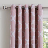 Best Home Fashion Room Darkening Morrocan Print Curtains - Antique Bronze Grommet Top - Grey- 52&quot;W X 63&quot;L - (1... N37