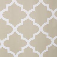 Best Home Fashion Room Darkening Morrocan Print Curtains - Antique Bronze Grommet Top - Grey- 52&quot;W X 63&quot;L - (1... N57