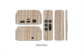 Stickerboy Wood Series Skin/Sticker/Decal for Apple TV 4th Gen (Mahogany) N10