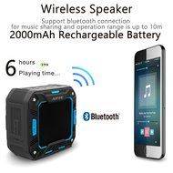 APIE Outdoor Bluetooth Speakers Portable Wireless Speakers (IP65 Water Resistant / Dustproof, 10 Hours Play Time... N10