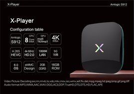 M.Way Amlogic S912 Android 6.0 TV Box Bluetooth 4.0 HD Octa-core 2GB+16GB Dual WiFi 2.4GHz 5.8GHz H.265 4K2K 60fps... N3