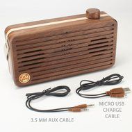 Premium Hand Crafted Wood Bluetooth Speaker with NFC Technology by GOgroove - Works With Apple iPhone 6 , Samsung... N4