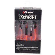 2BOOM Professional Sound Wired Earbuds with Microphone and Volume Control Pink N9