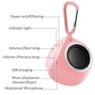 Mini Speaker,ELEGIANT Portable IPX7 Waterproof Shower Speaker Bluetooth Wireless Stereo Speaker with Powerful... N39