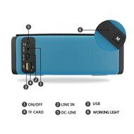 Braudel Portable Super Bass Wireless Bluetooth Speaker, Build-in Microphone for Hands-free Call, FM Radio for... N3