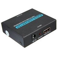 HDMI To HDMI Toslink SPDIF Coaxial Coax Analog RCA L/R Audio Converter Adapter N2
