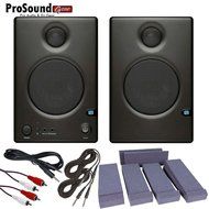 Presonus Ceres C4.5BT 2-Way Powered Speakers with Bluetooth - Talent Speaker PAD set - (4) Cables (ProSoundGear...