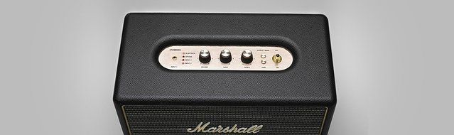 Marshall Stanmore Wireless Bluetooth Stereo Speaker System - Black (Certified Refurbished) N4