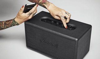 Marshall Stanmore Wireless Bluetooth Stereo Speaker System - Black (Certified Refurbished) N13