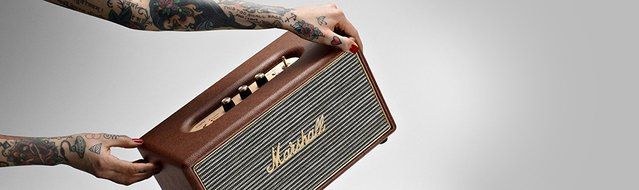Marshall Stanmore Wireless Bluetooth Stereo Speaker System - Black (Certified Refurbished) N21
