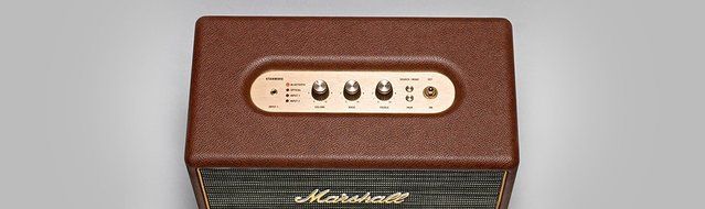 Marshall Stanmore Wireless Bluetooth Stereo Speaker System - Black (Certified Refurbished) N23