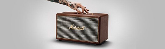 Marshall Stanmore Wireless Bluetooth Stereo Speaker System - Black (Certified Refurbished) N24