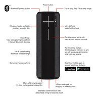 UE BOOM 2 Phantom Wireless Mobile Bluetooth Speaker (Waterproof and Shockproof) N4