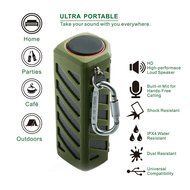 Portable Wireless Bluetooth Speakers Waterproof with Power Bank, Powerful Surround Hi-fi Sound with Enhanced Bass... N16
