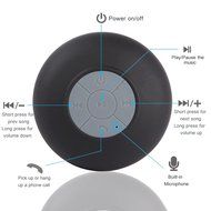 [New Release]cnokfan Mini Waterproof Wireless Shower Bluetooth 3.0 Speaker, Handsfree Speakerphone with Builtin-Mic... N2