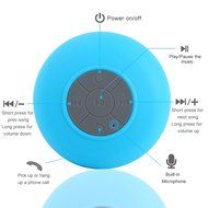[New Release]cnokfan Mini Waterproof Wireless Shower Bluetooth 3.0 Speaker, Handsfree Speakerphone with Builtin-Mic... N15
