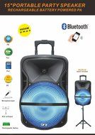 QFX PBX-61151 Battery Powered Bluetooth Speaker N3