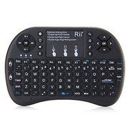 Rii i8 Plus 2.4G Wireless Touch Pad Fly Air Mouse Backlit Gaming Keyboard Control with Multi-touch for TV Box... N2