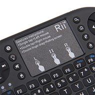 Rii i8 Plus 2.4G Wireless Touch Pad Fly Air Mouse Backlit Gaming Keyboard Control with Multi-touch for TV Box... N4