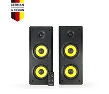 Thonet and Vander Hoch Bt 350 Watts Wood Hi-Fi Bluetooth 4.0 Speakers with Integrated Amplifier, 3.5mm and RCA... N4