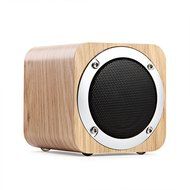 PowerLead Pspe PSP011 Wood Bluetooth 4.0 Wireless Speaker with FM Radio 1800mAh Rechargable Battery