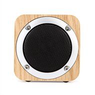PowerLead Pspe PSP011 Wood Bluetooth 4.0 Wireless Speaker with FM Radio 1800mAh Rechargable Battery N5