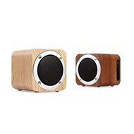 PowerLead Pspe PSP011 Wood Bluetooth 4.0 Wireless Speaker with FM Radio 1800mAh Rechargable Battery N7