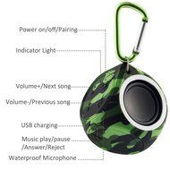 PowerLead Pspe PSP011 Wood Bluetooth 4.0 Wireless Speaker with FM Radio 1800mAh Rechargable Battery N22