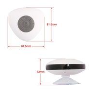 DROK&reg; Triangle Waterproof Bluetooth Wireless Shower Speaker,Rechargeable, High Performance, Sound Quality Stability... N8
