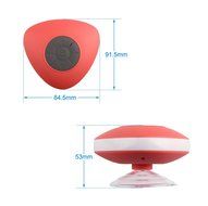 DROK&reg; Triangle Waterproof Bluetooth Wireless Shower Speaker,Rechargeable, High Performance, Sound Quality Stability... N17
